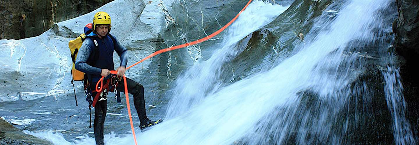 A canyoning river