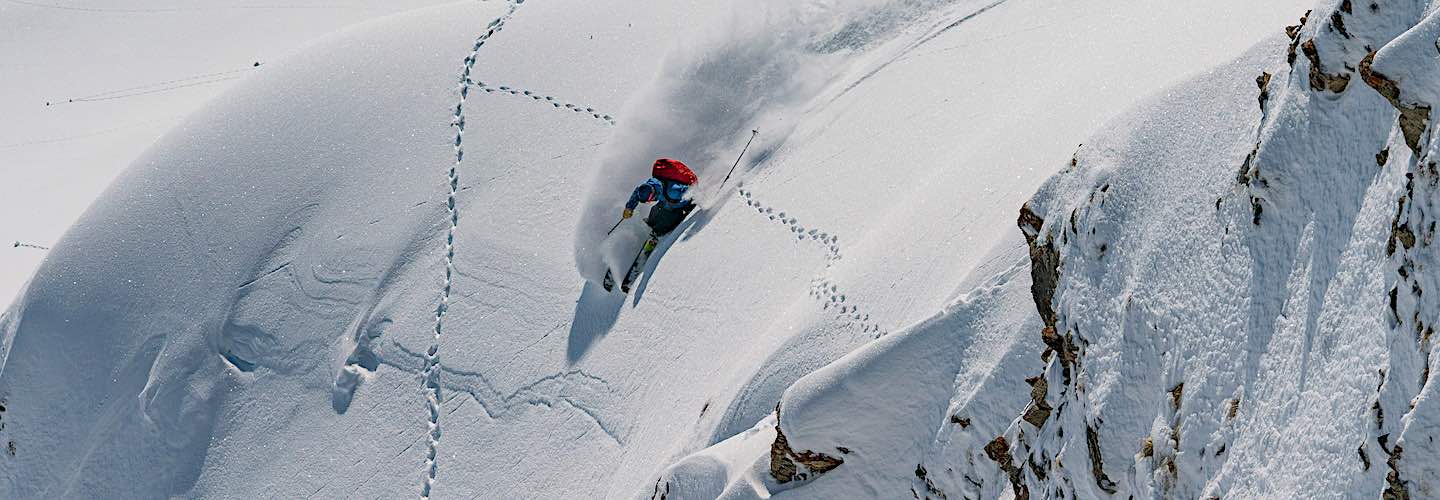 Off piste Skier