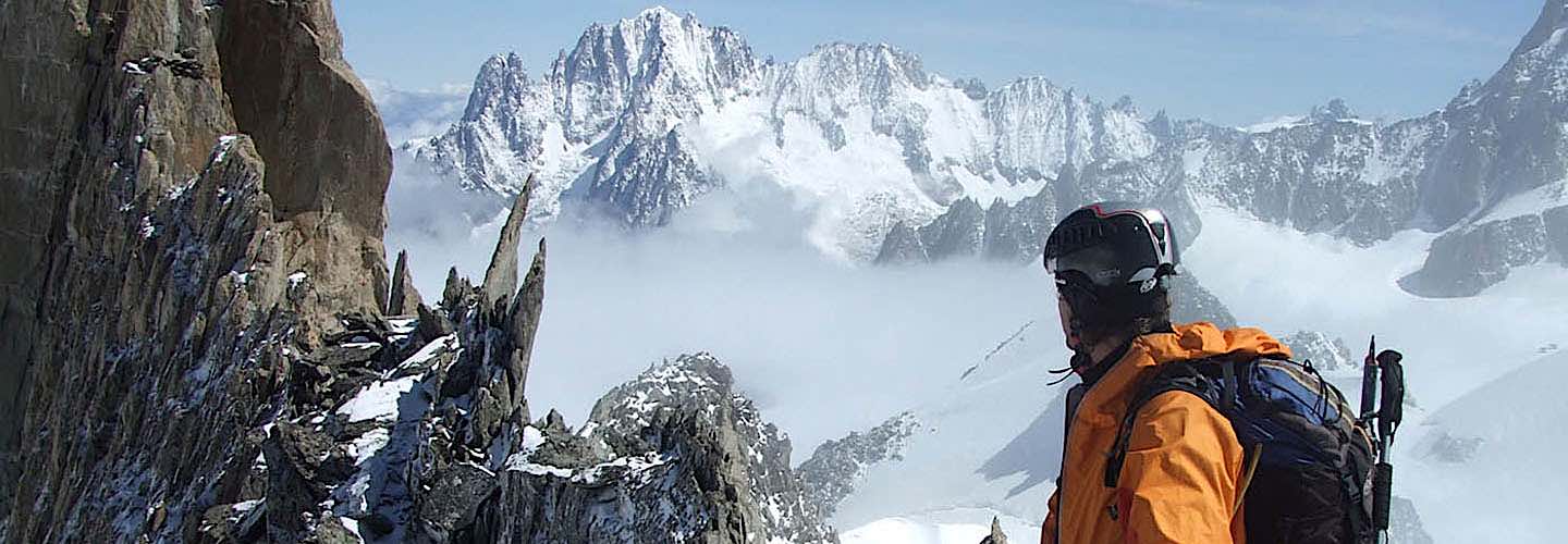 View from the summit of the mountain