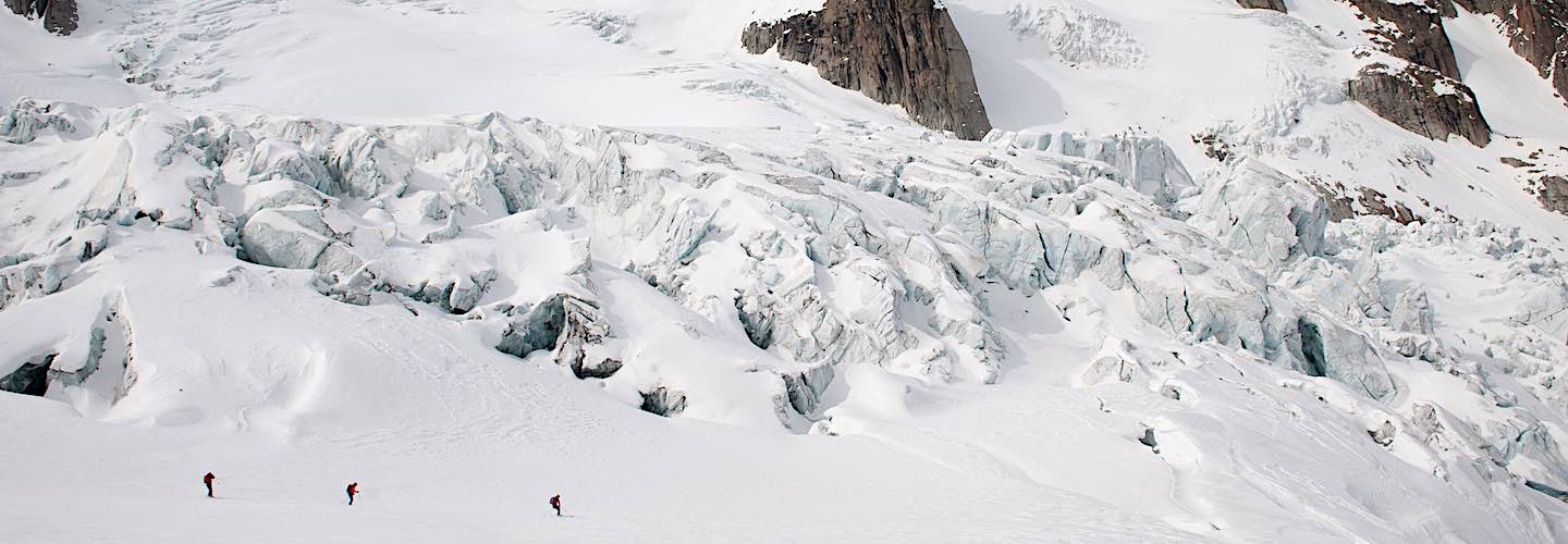 Les crevasse de la vallée Blanche 