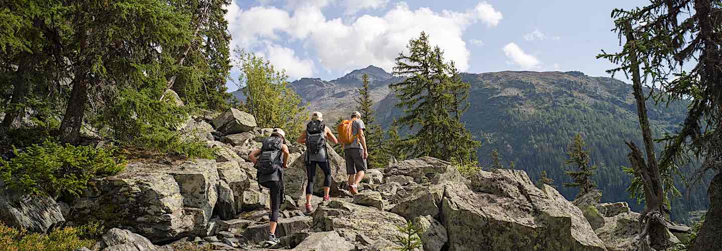 A hiking group