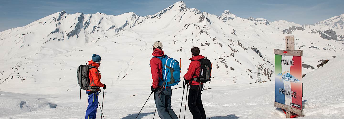 Skiing in italy